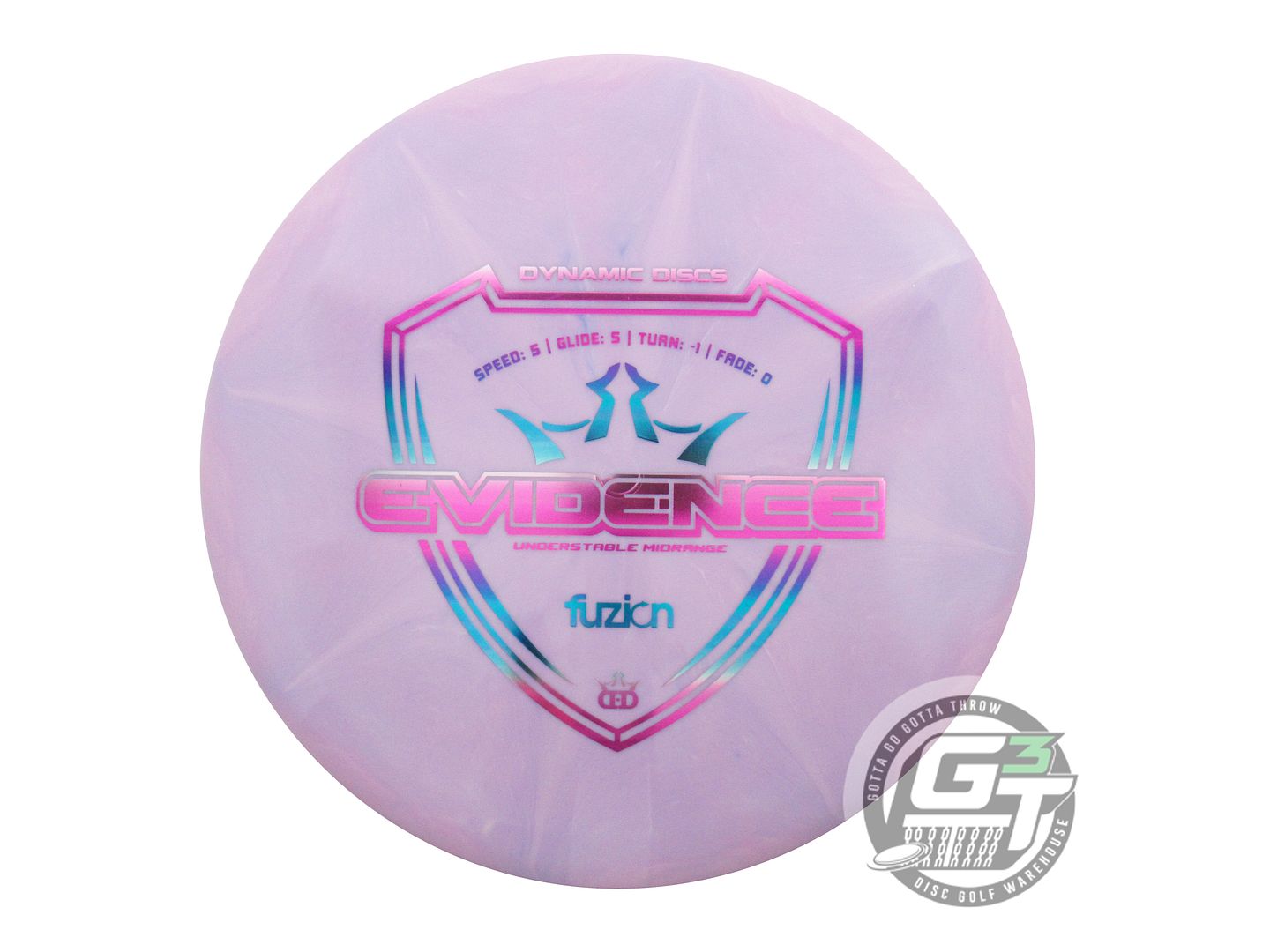 Dynamic Discs Fuzion Burst Evidence Midrange Golf Disc (Individually Listed)