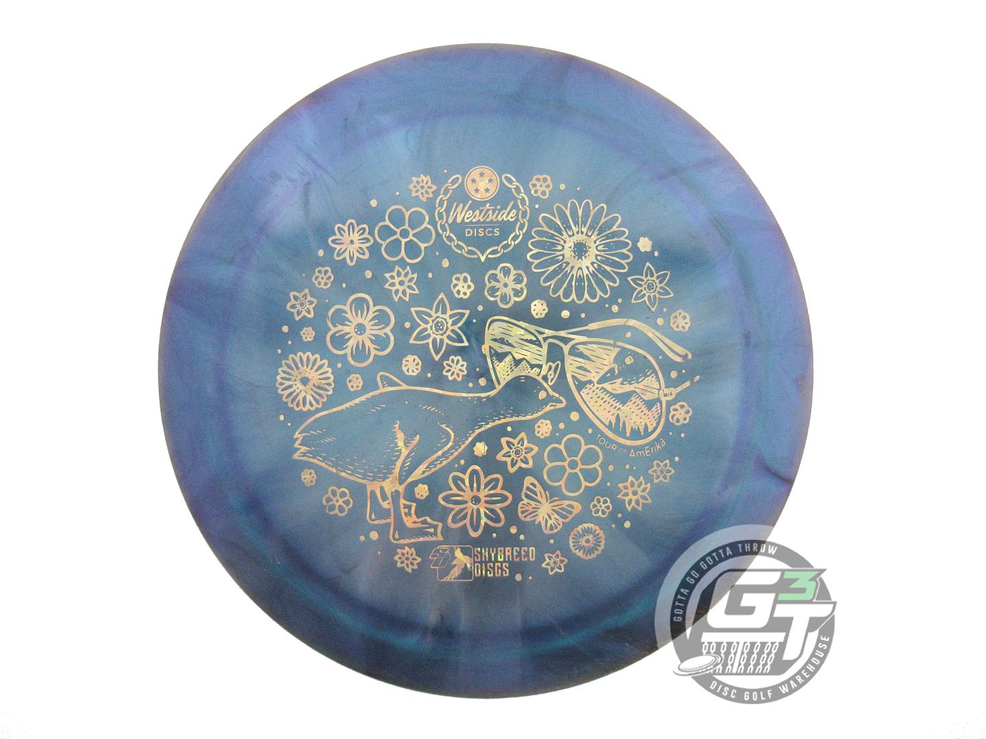 USED Latitude 64 Chameleon Opto Stiletto 176g Blue-Purple Distance Driver Disc