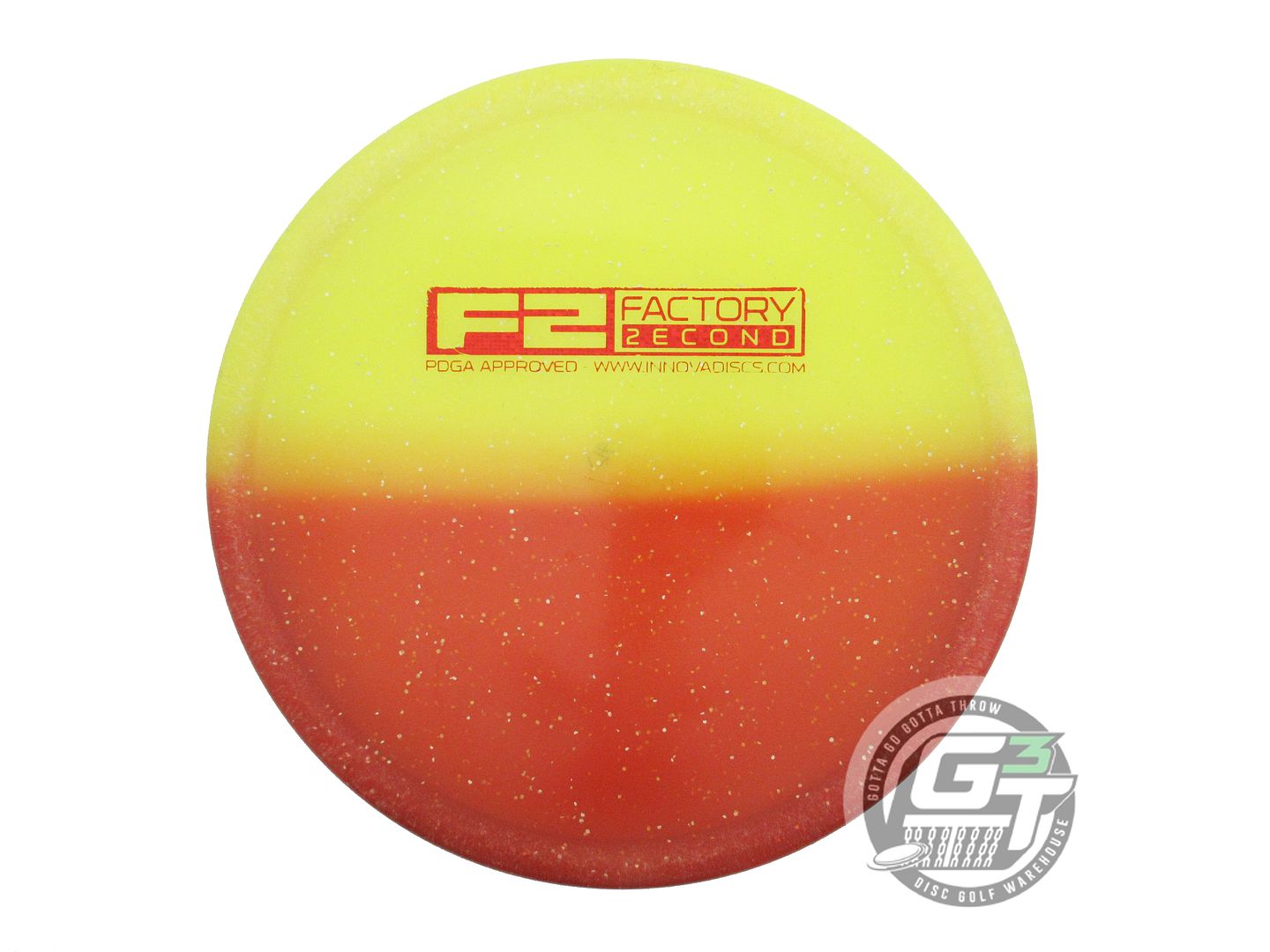 USED Innova X-OUT Metal Flake Champion Gator 176g Yellow HOME DYED Midrange Disc