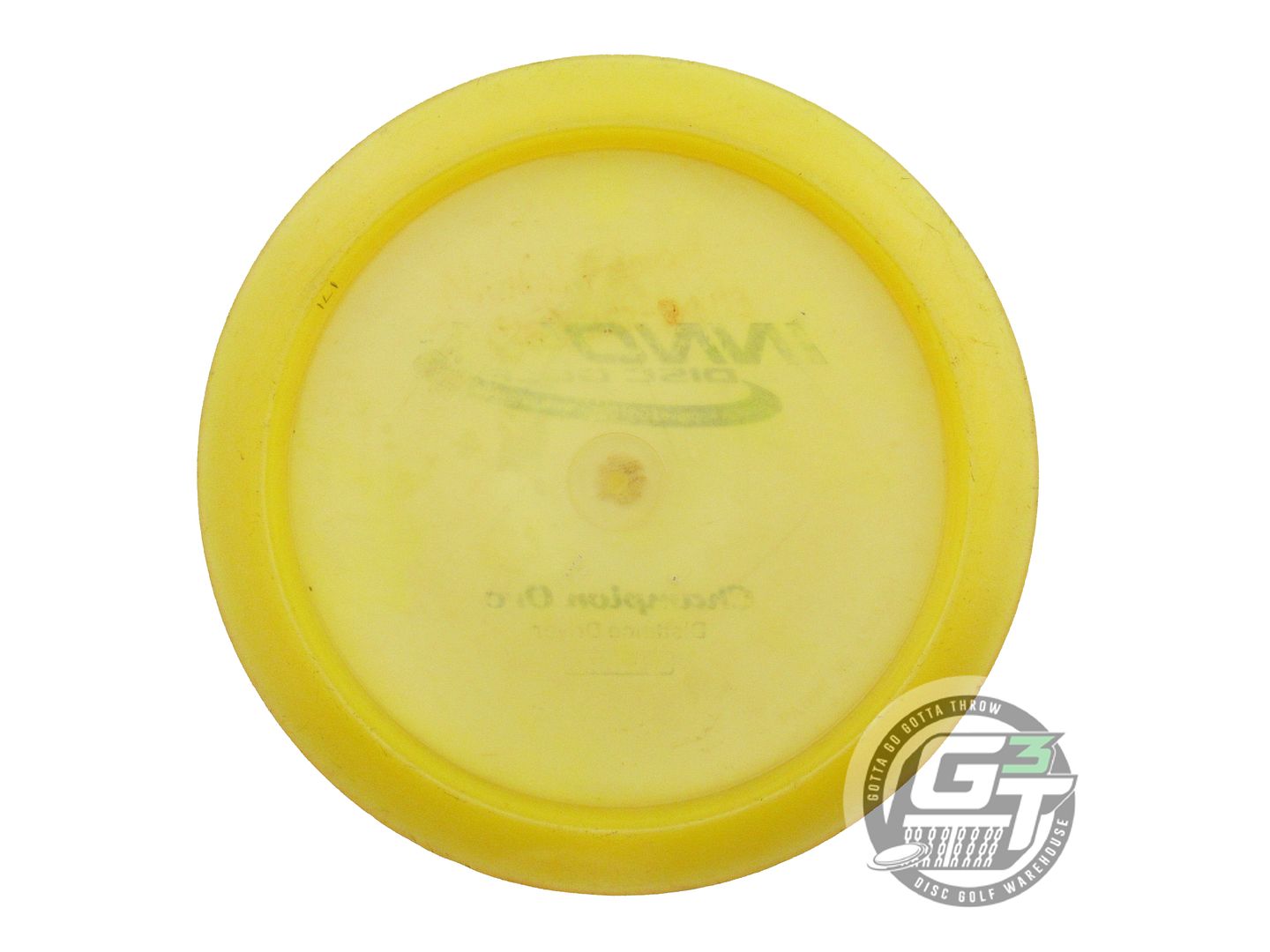 USED Innova Champion Orc 171g Yellow Blue Foil Distance Driver Golf Disc