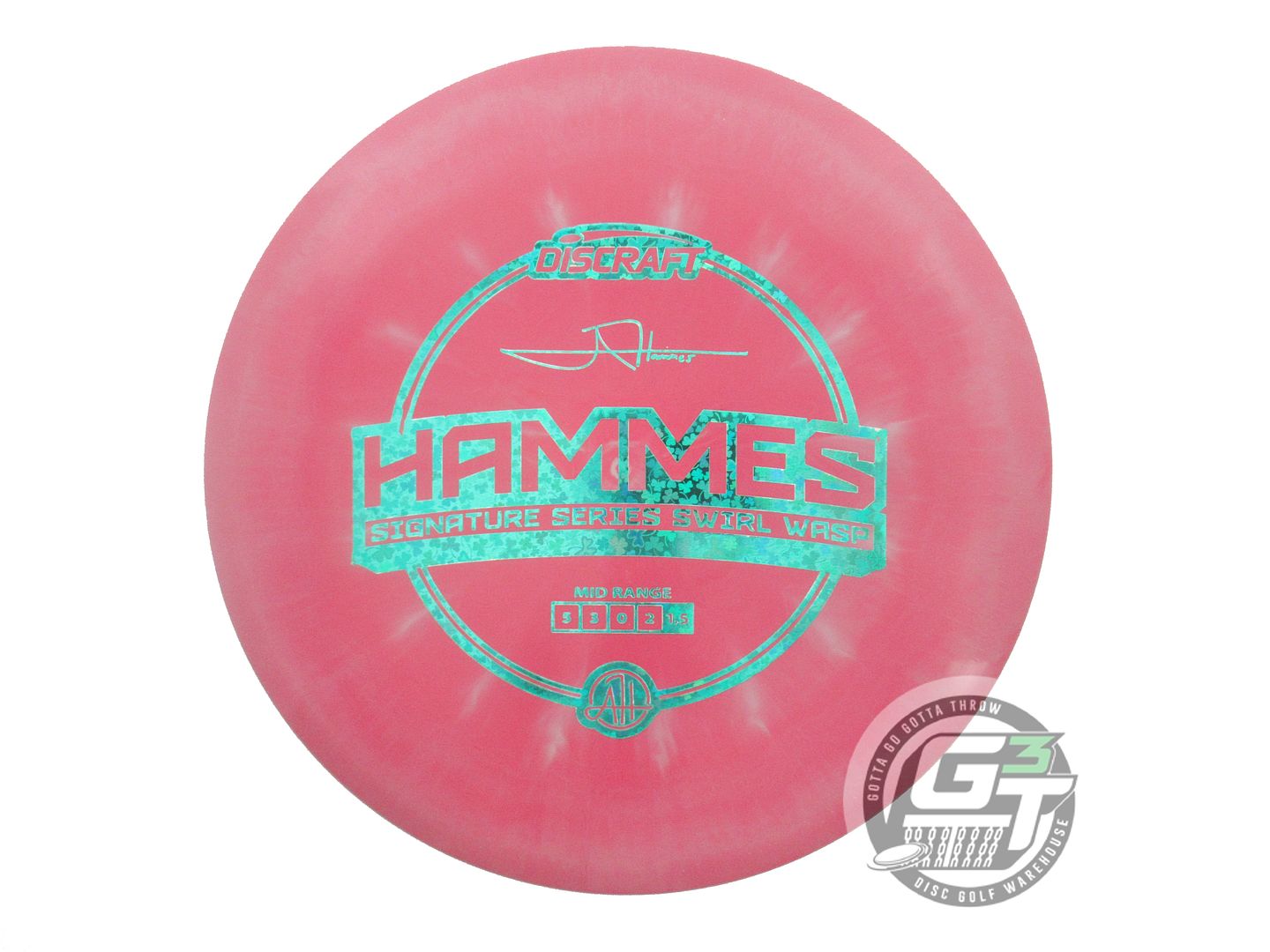 Discraft Limited Edition 2023 Signature Series Adam Hammes Swirl ESP Wasp Midrange Golf Disc (Individually Listed)