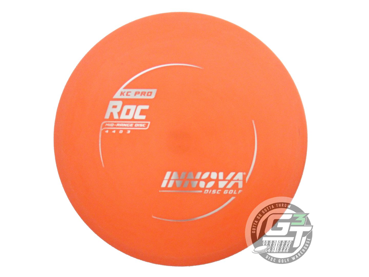 USED Innova KC Pro Roc 178g Orange Silver Foil Midrange Golf Disc