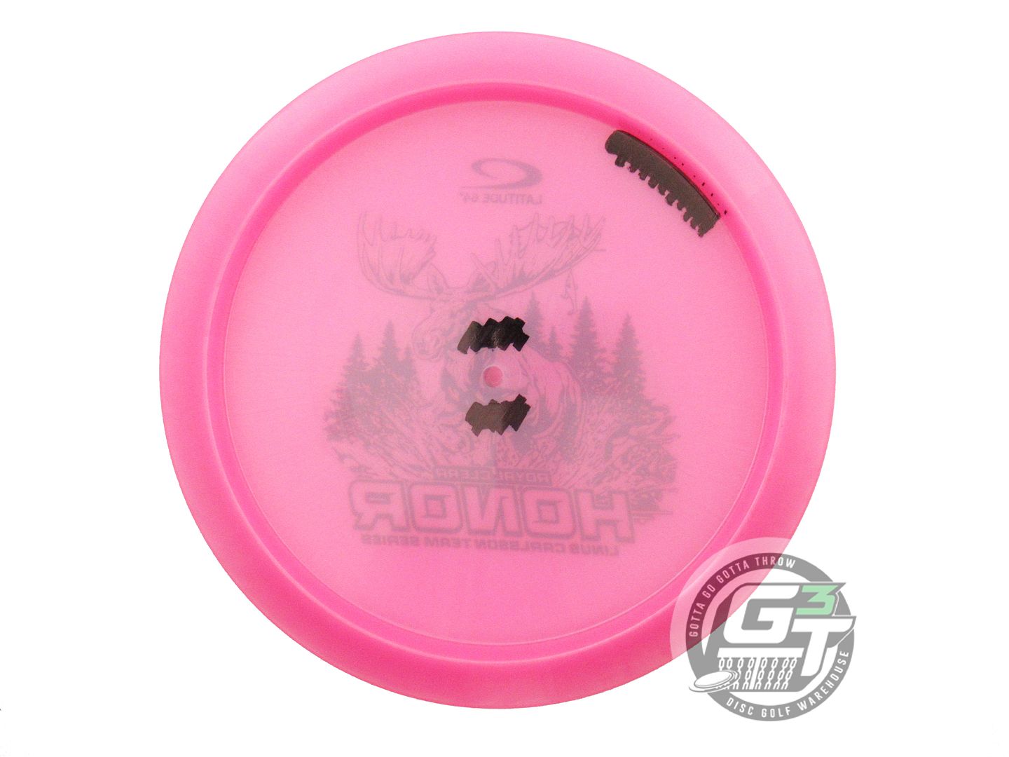 USED Latitude 64 [CARLSSON] Royal Clear Honor 176g Pink Fairway Driver Golf Disc