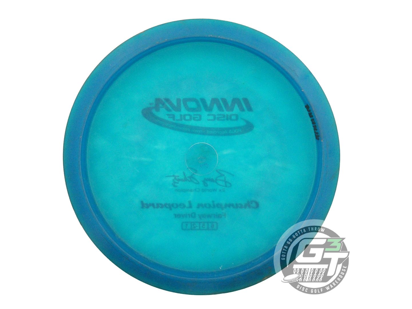 USED Innova Champion Leopard 175g Blue Red Foil Fairway Driver Golf Disc