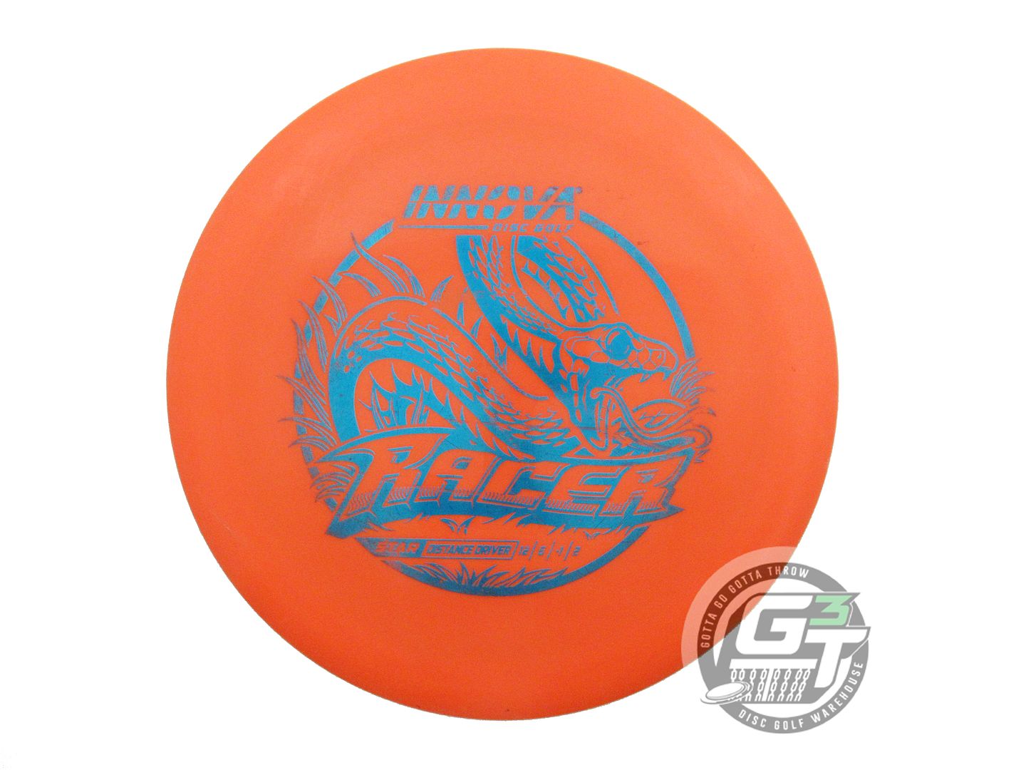 USED Innova Star Racer 170g Orange Blue Foil Distance Driver Golf Disc