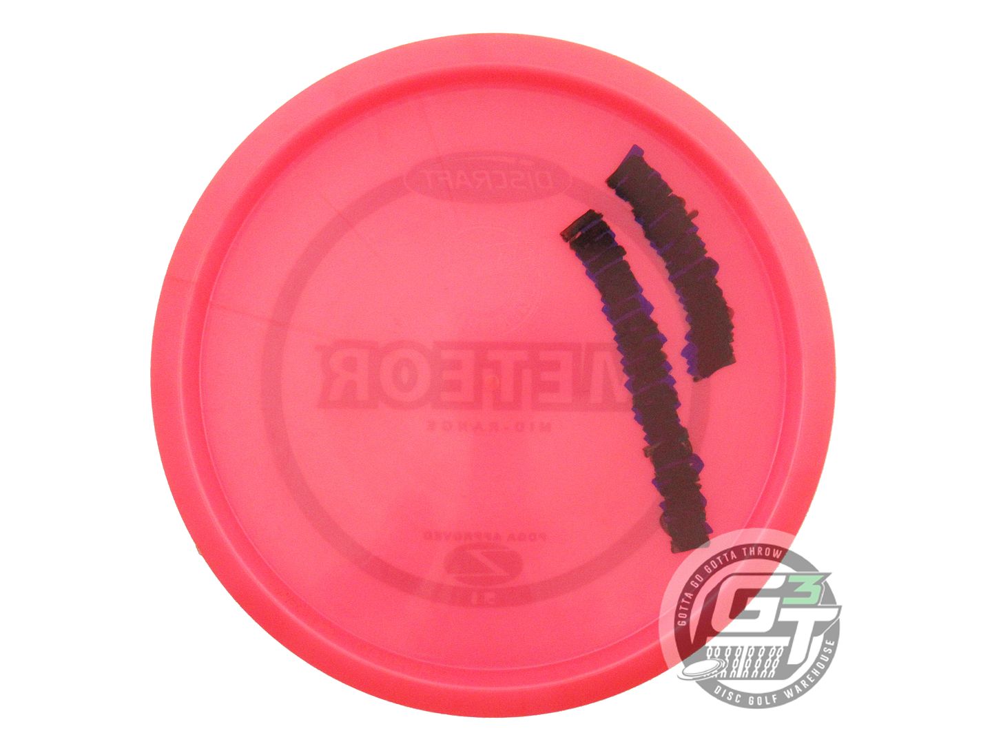 USED Discraft X-OUT Z Meteor 176g Pink Blue Foil PFN Midrange Golf Disc