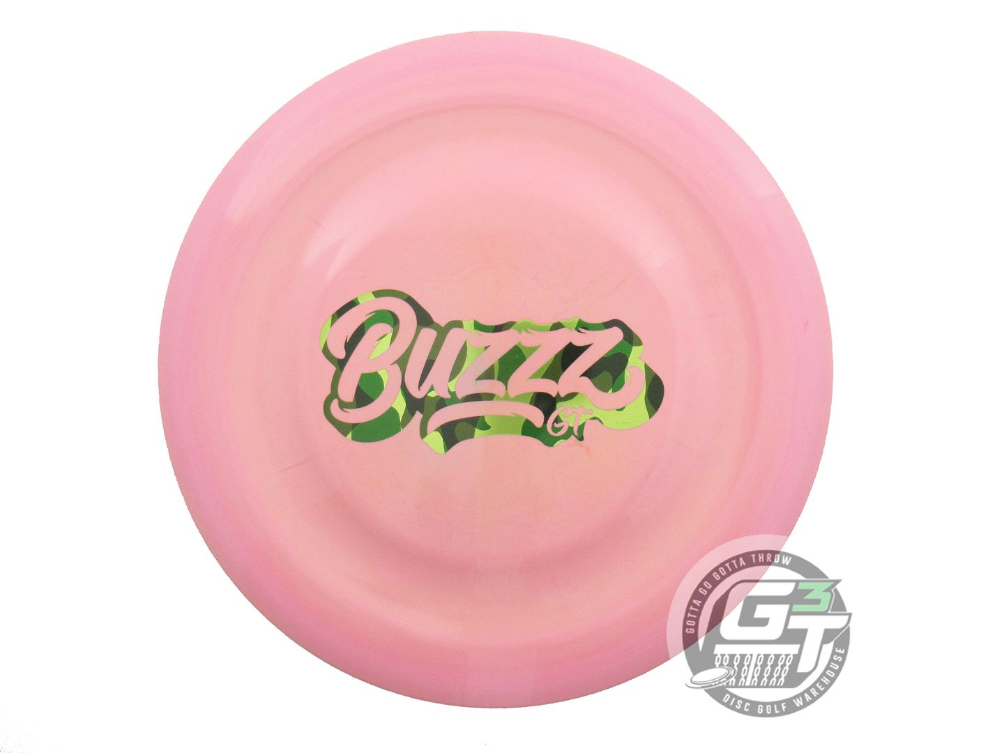 USED Discraft [SE] ESP Buzzz GT 179g Pink-Peach Camo Foil Midrange Golf Disc