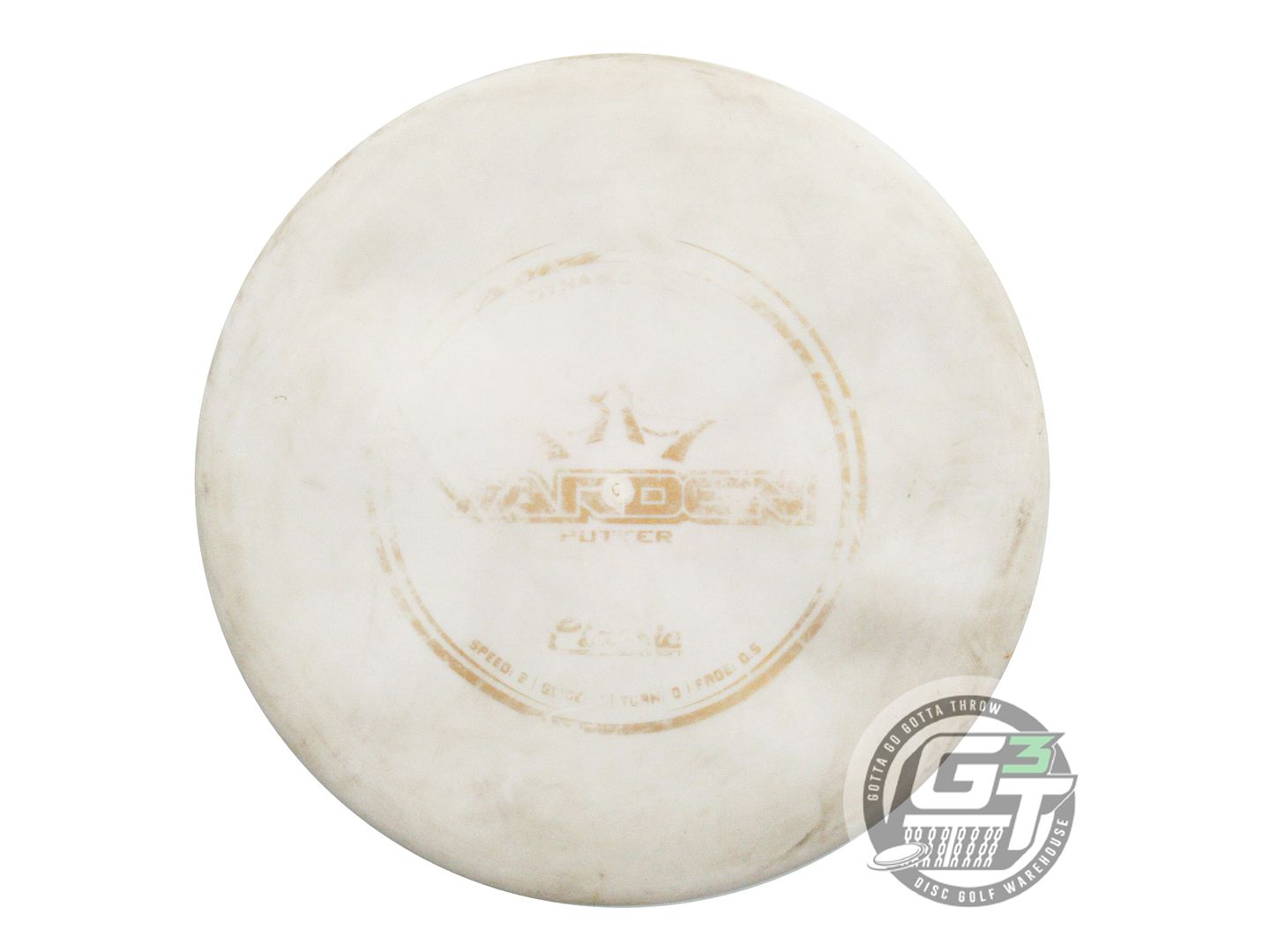 USED Dynamic Discs Classic Super Soft Warden 175g White WARPED Putter Golf Disc