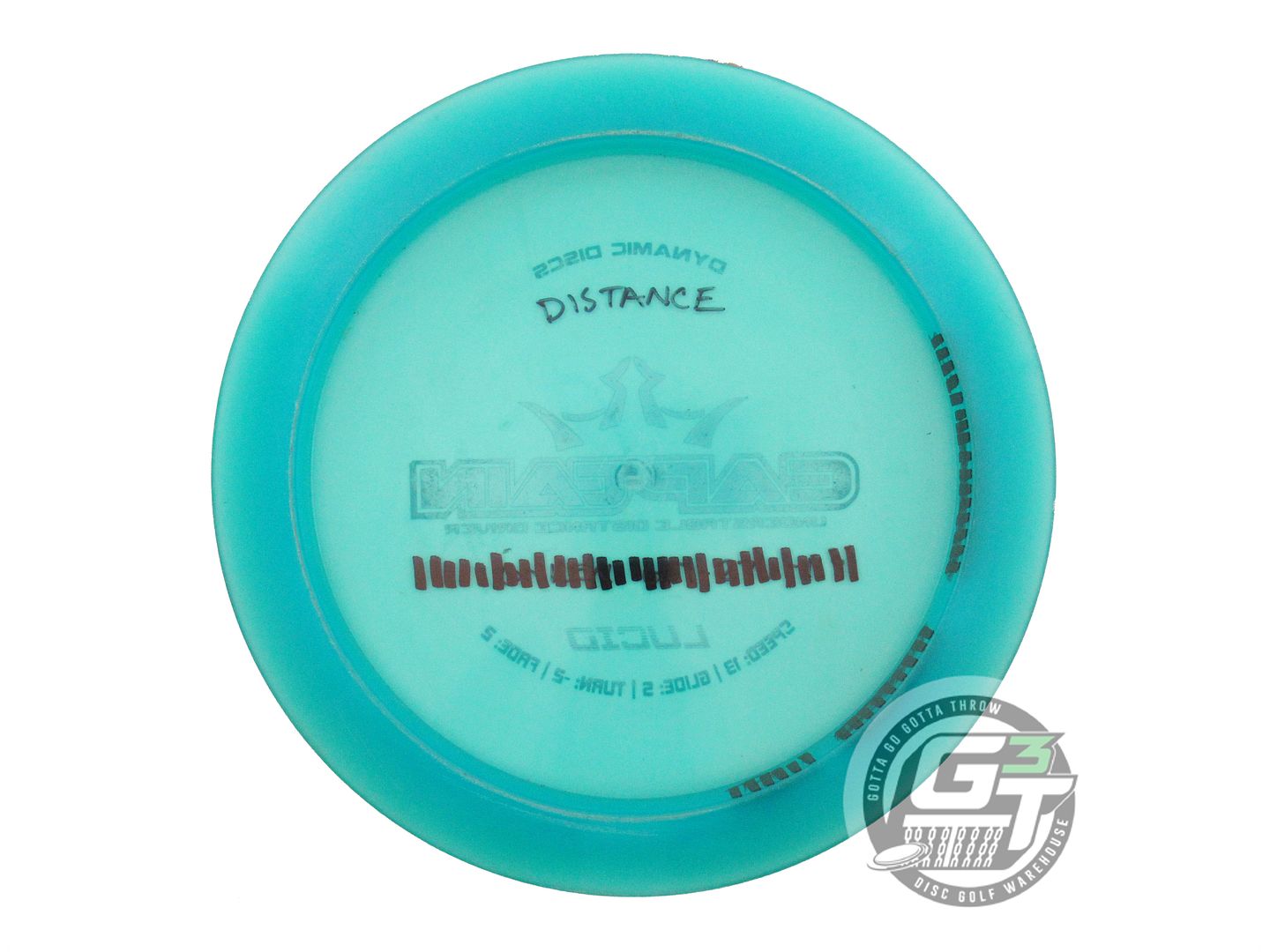 USED Dynamic Discs Lucid AIR Captain 175g Teal Teal Foil Distance Driver Disc