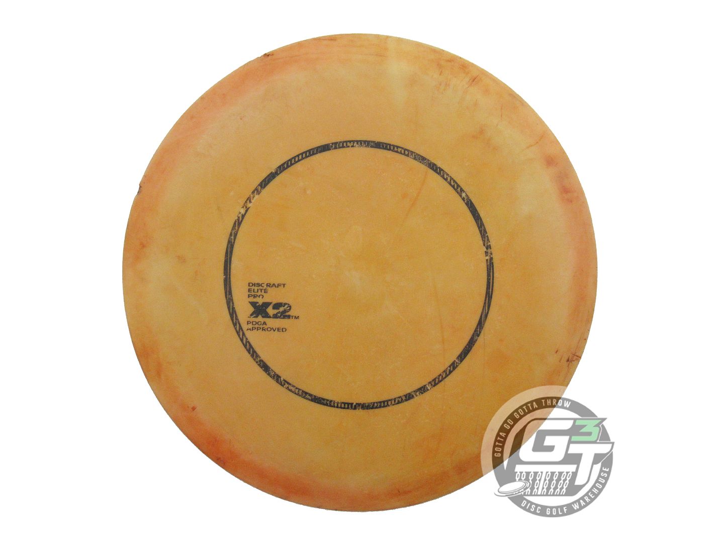 USED Discraft Elite X X2 169g Orange Black Stamp Distance Driver Golf Disc