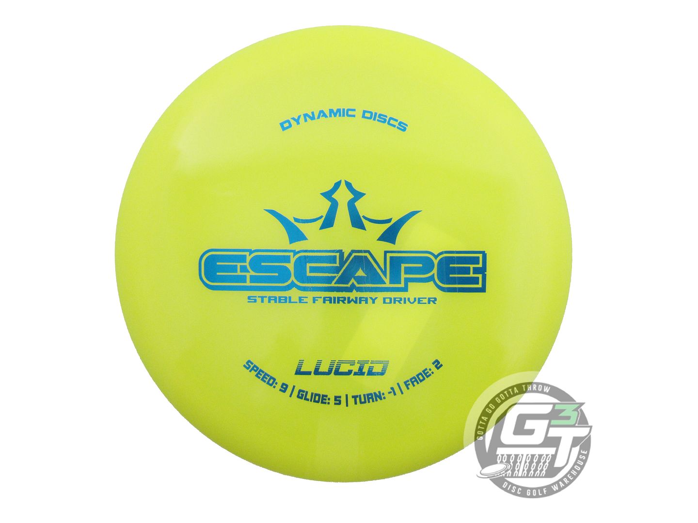 Dynamic Discs Lucid Escape Fairway Driver Golf Disc (Individually Listed) - Gotta Go Gotta Throw