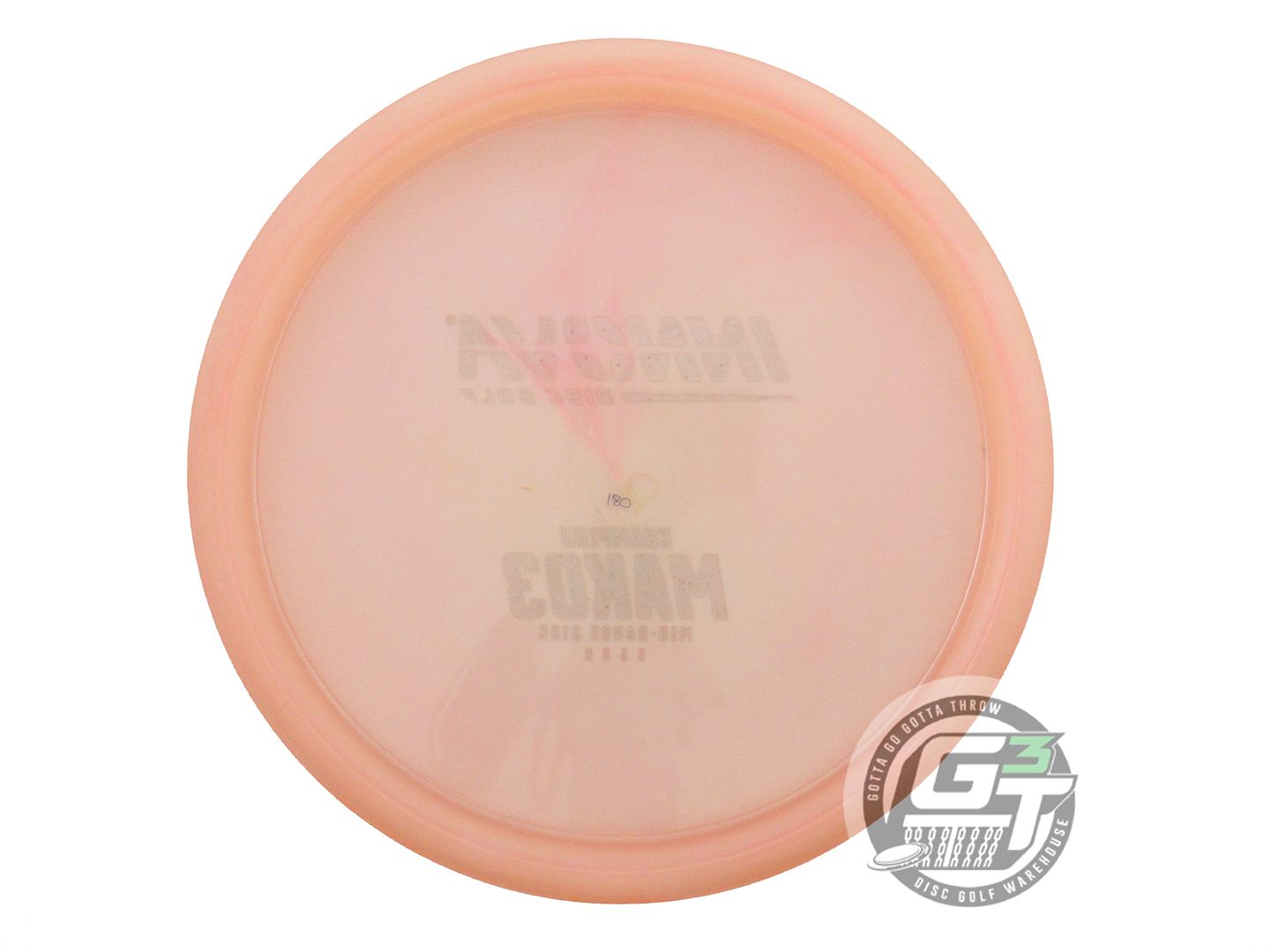 USED Innova Champion Mako3 180g Peach Lime Foil Midrange Golf Disc