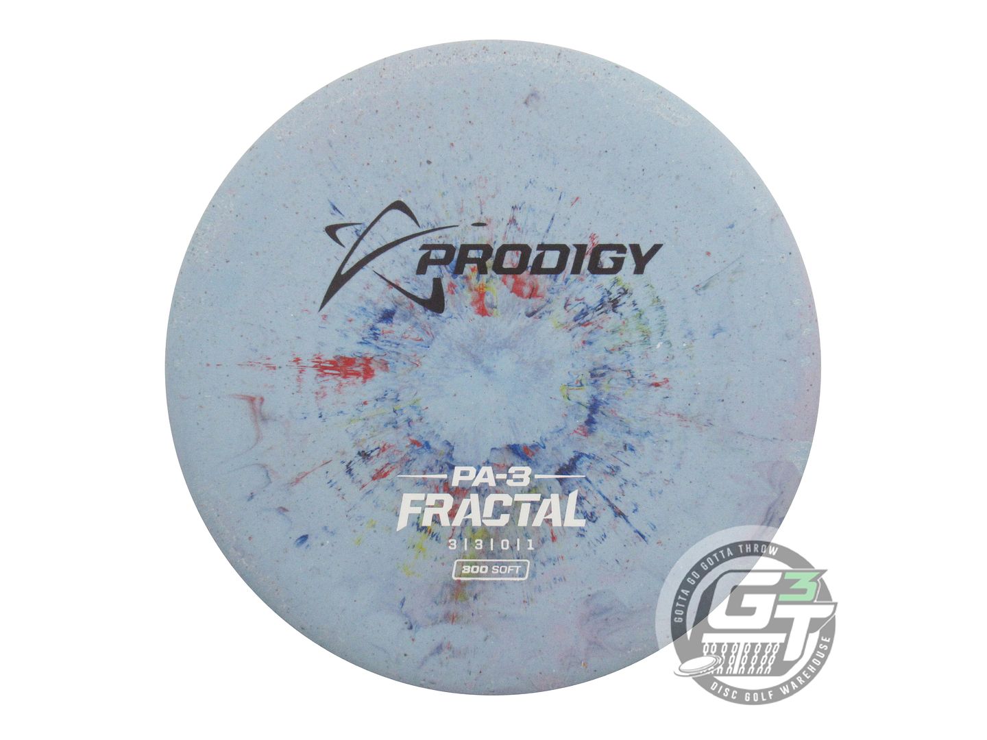 Prodigy 300 Soft Fractal PA3 Putter Golf Disc (Individually Listed)