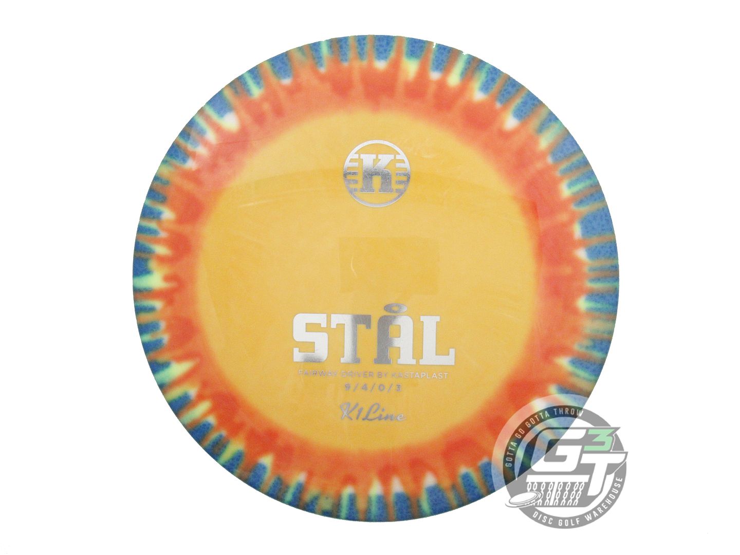 USED Kastaplast Dyed K1 Stal 172g Blue Burst Fairway Driver Golf Disc