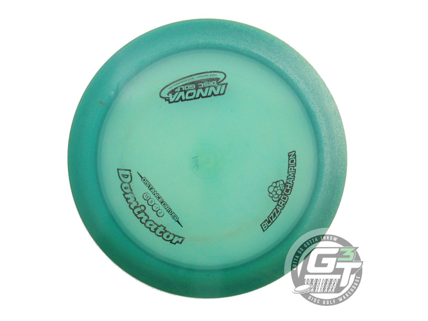 USED Innova Blizzard Dominator 166g Green Black Stamp Distance Driver Golf Disc