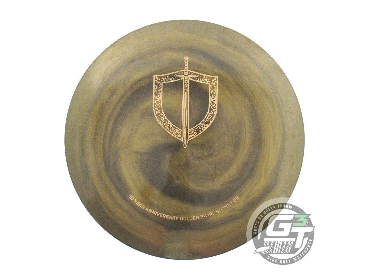 USED DiscMania [10 YEAR] Golden S-Line FD3 173g Gold-Black Fairway Driver Disc