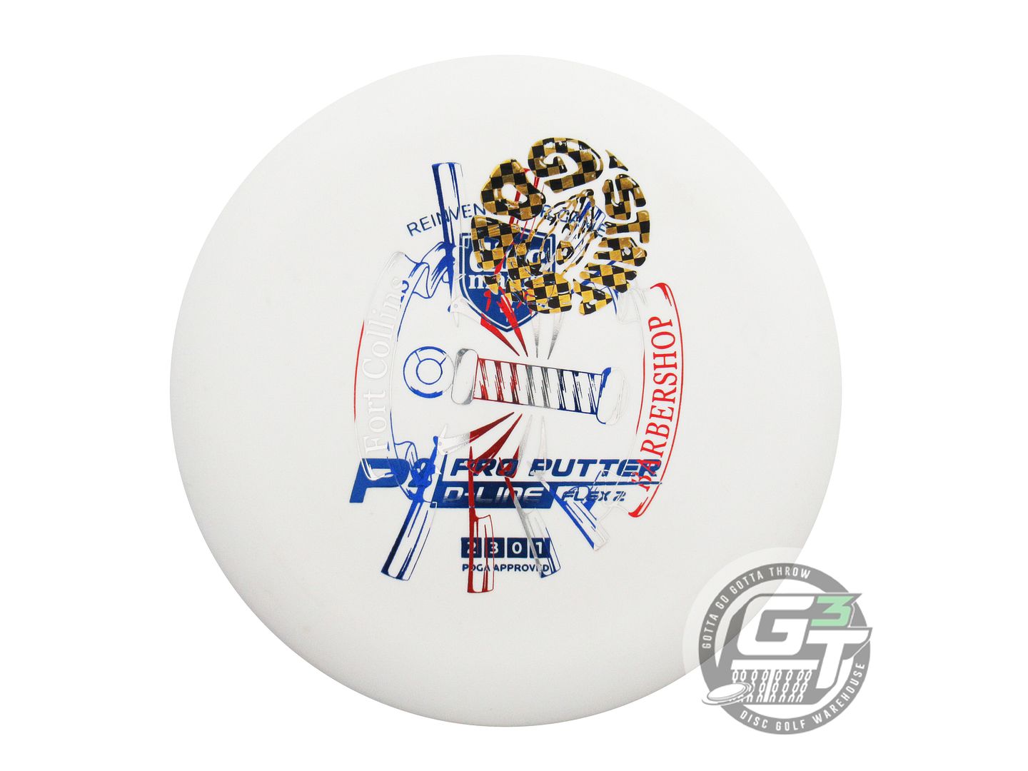 NOS DiscMania X-OUT D-Line Flex 2 P2 174g White Putter Golf Disc