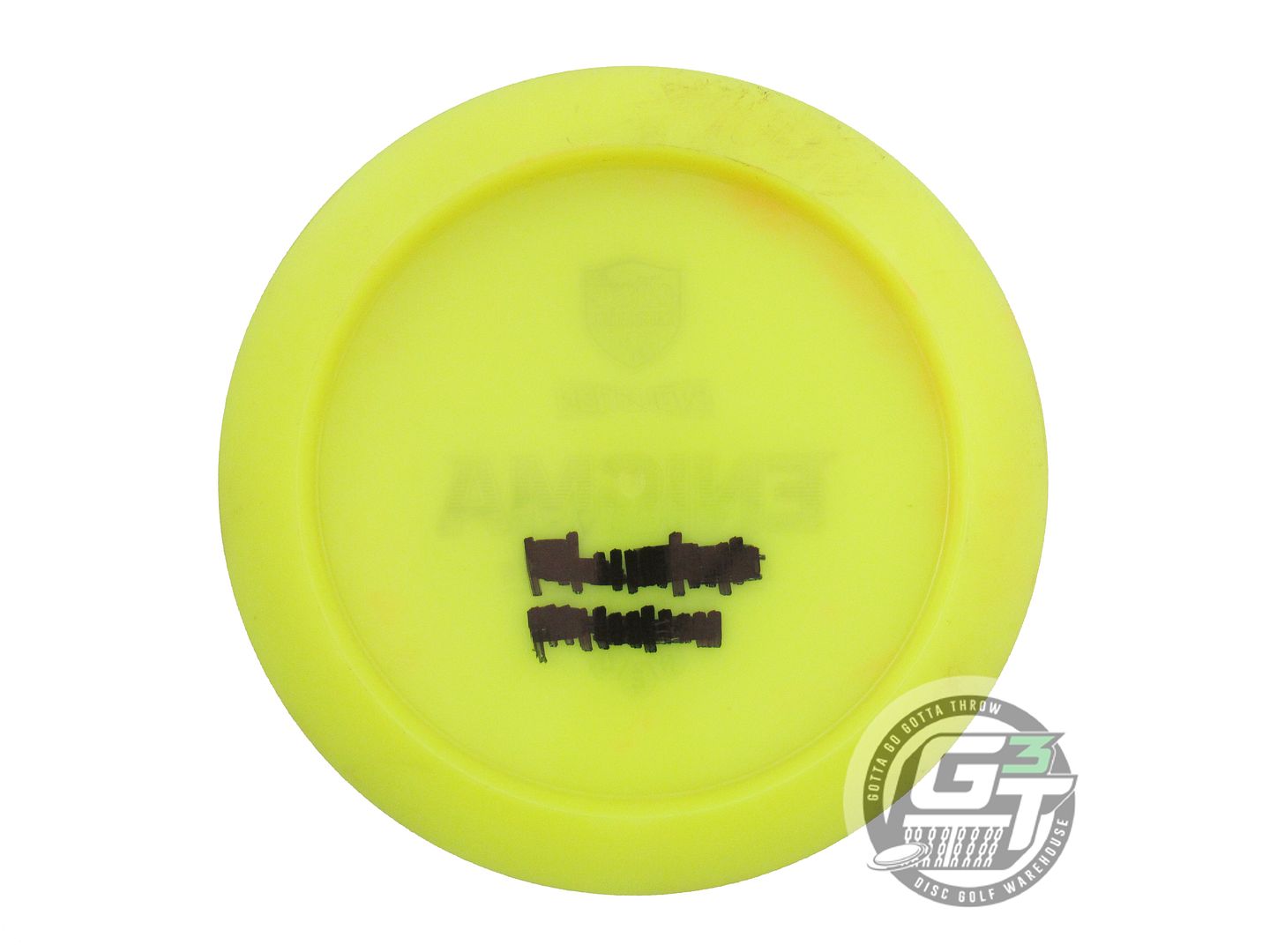 USED DiscMania Neo Enigma 174g Yellow Purple Foil Distance Driver Golf Disc