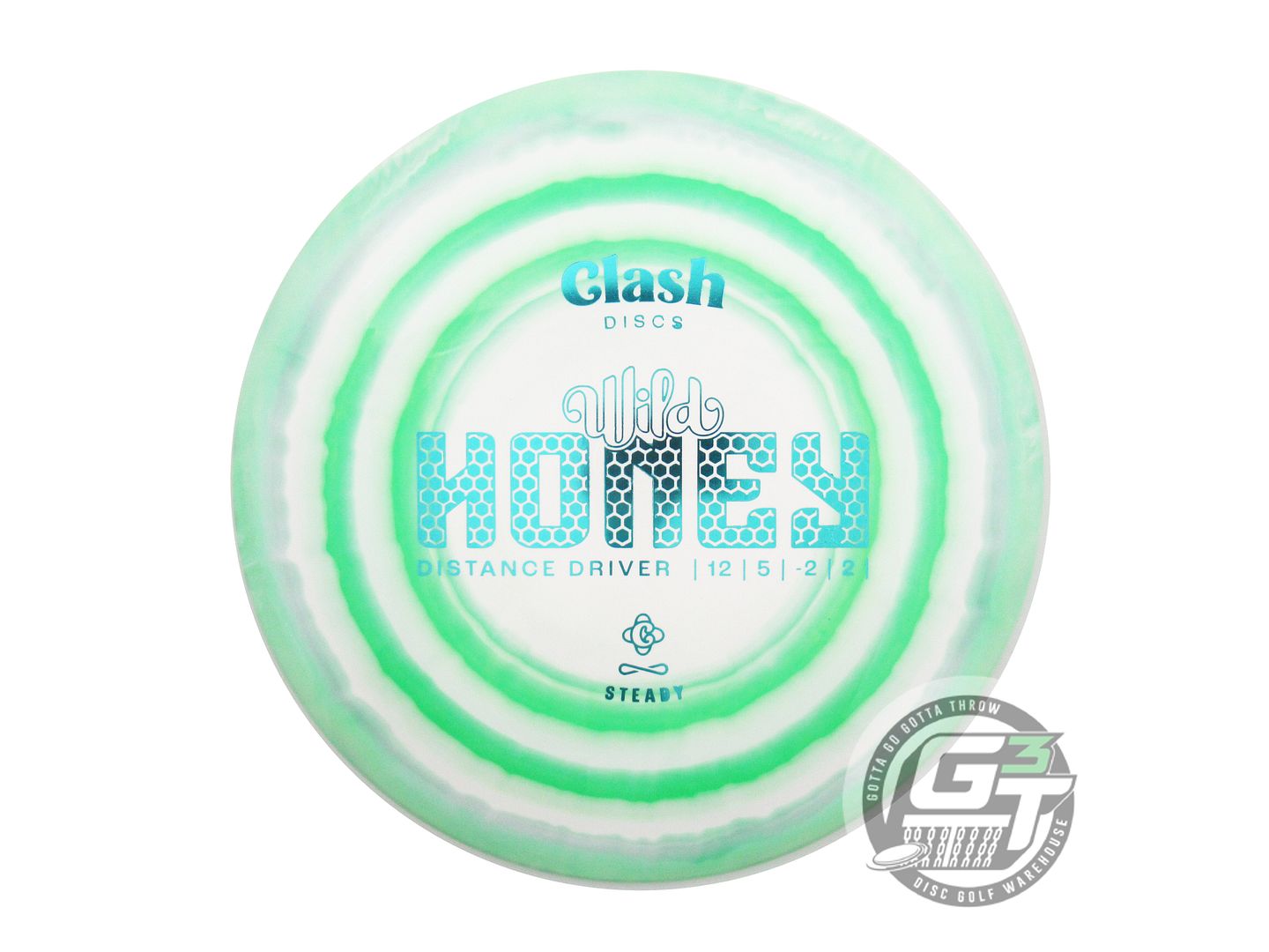 Clash Steady Ring Wild Honey Distance Driver Golf Disc (Individually Listed)
