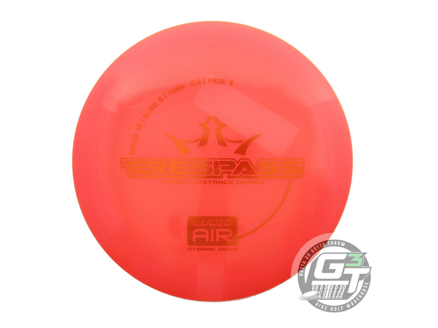 Dynamic Discs Lucid AIR Trespass Distance Driver Golf Disc (Individually Listed)