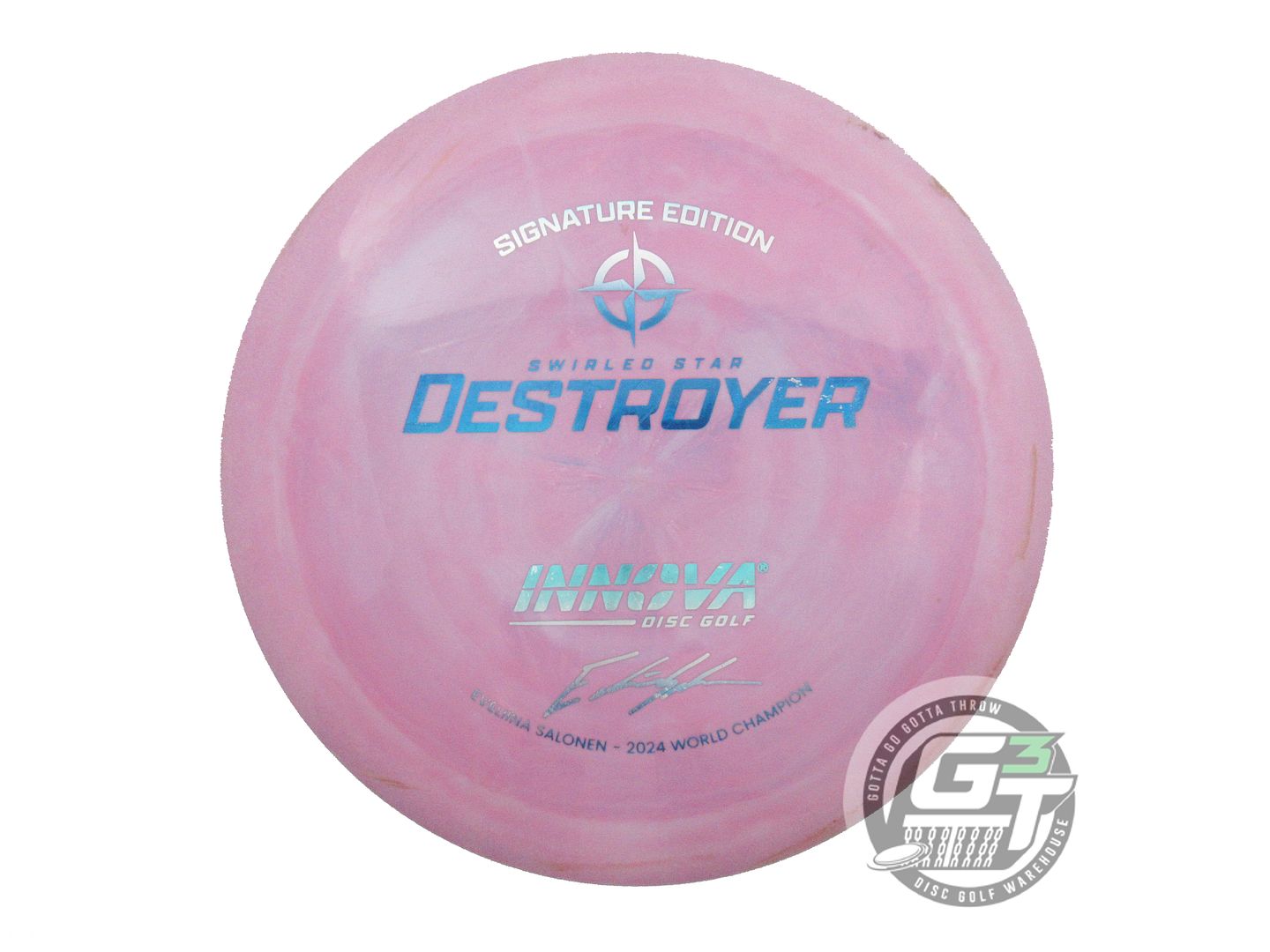 USED Innova [SALONEN 1X] Swirled Star Destroyer 169g Lilac Distance Driver Disc