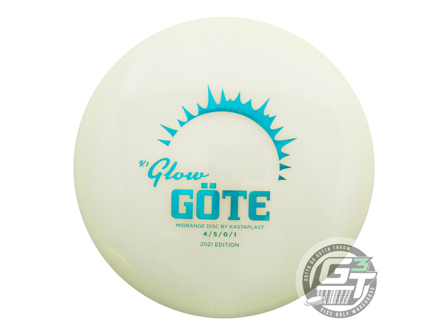 USED Kastaplast [2021] K1 Glow Gote 176g Teal Foil Midrange Golf Disc
