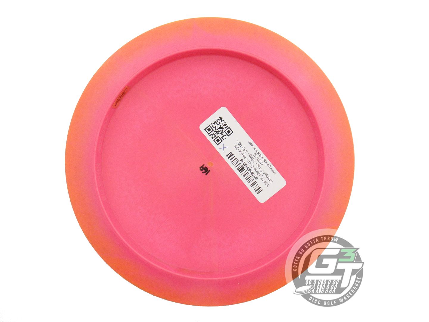USED Discraft [LEDGESTONE] ESP Nuke OS 169g Orange-Pink Distance Driver Disc