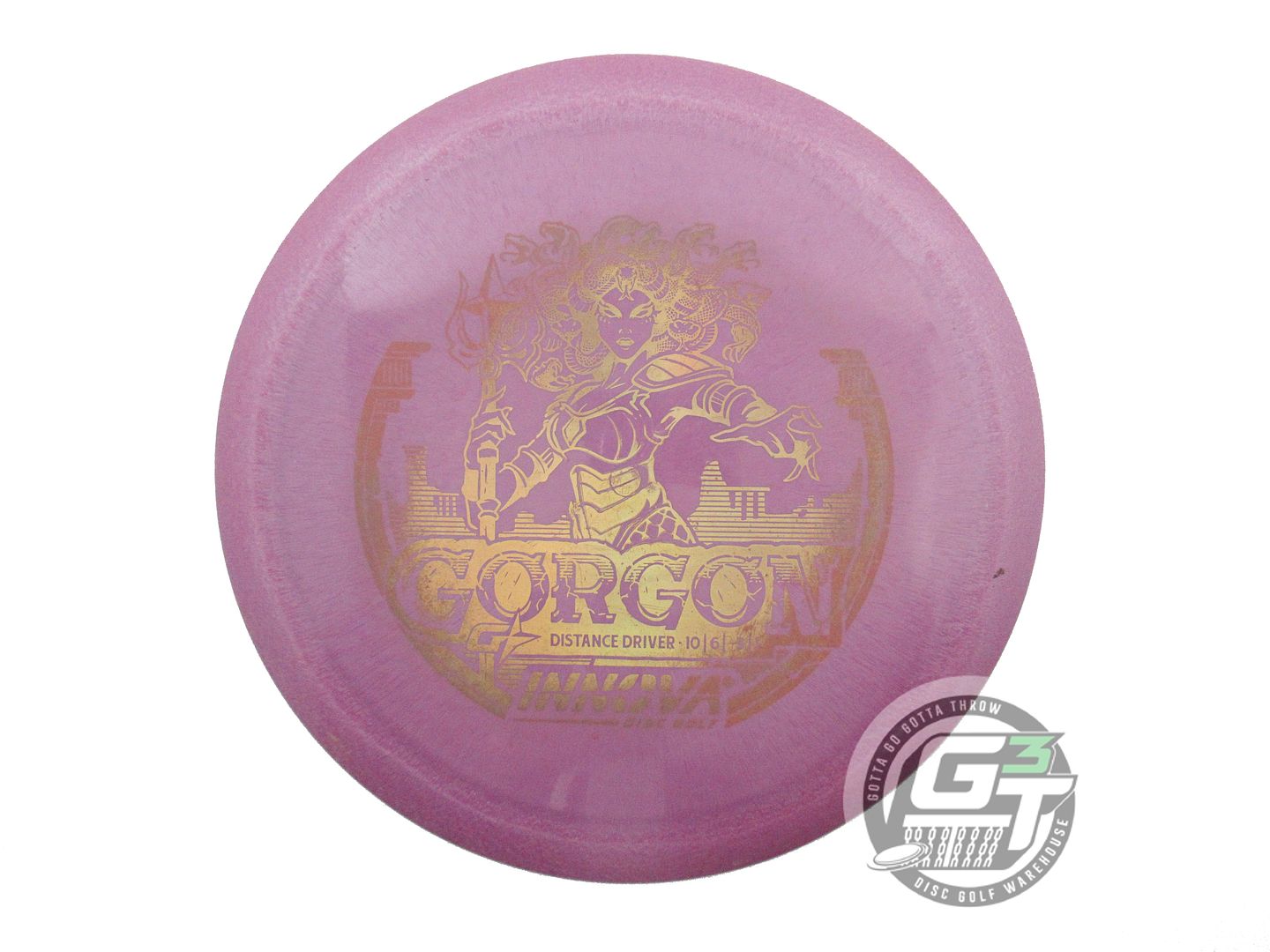 USED Innova GStar Gorgon 171g Purple Gold Holo Foil Distance Driver Golf Disc