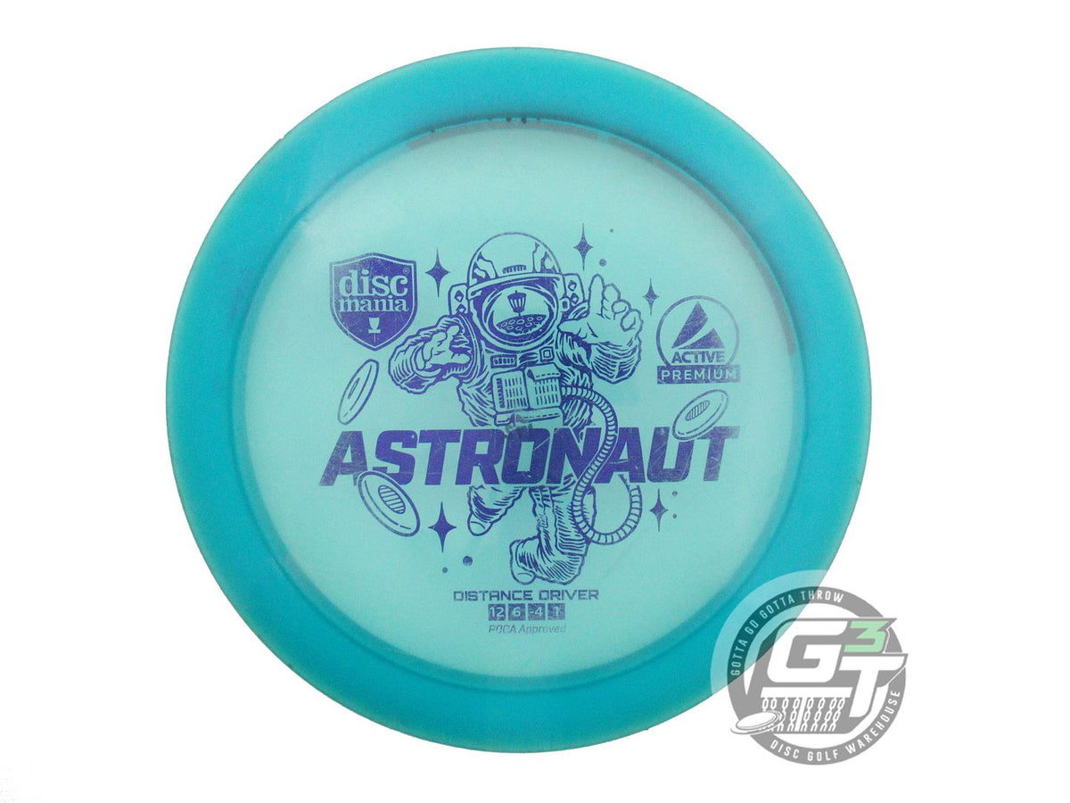 USED DiscMania Active Premium Astronaut 172g Teal Blue Foil Fairway Driver Disc