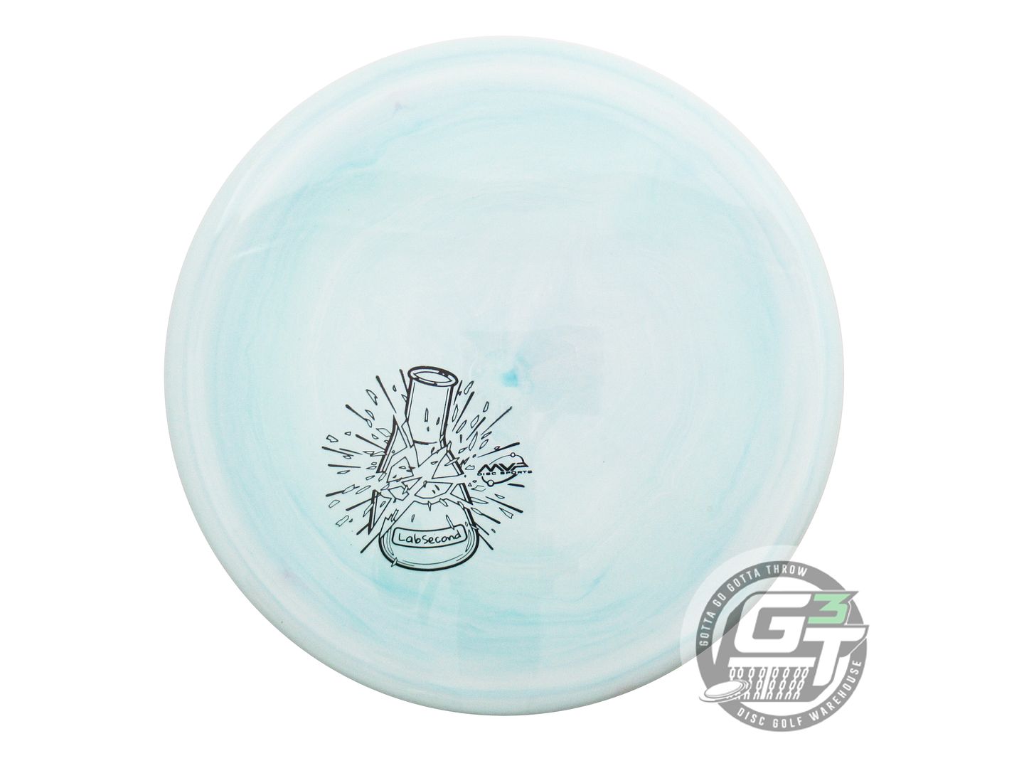 NOS Streamline Discs X-OUT Neutron Stabilizer 168g Sky Blue Putter Golf Disc