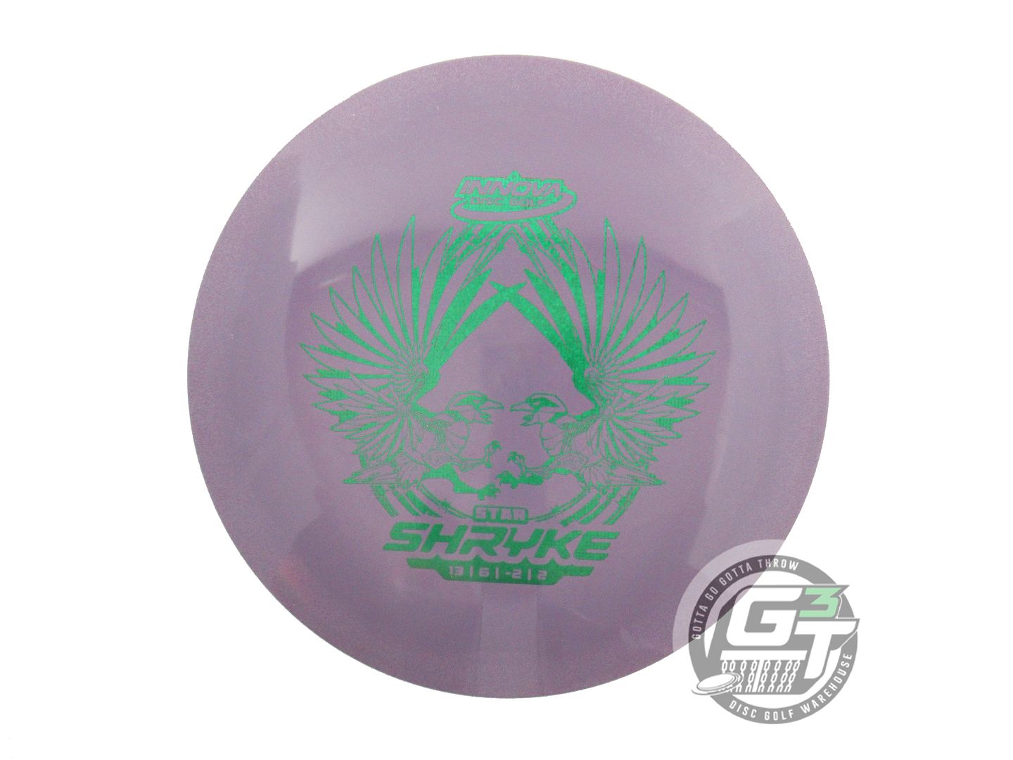 USED Innova Star Shryke 168g Purple Green Matrix Foil Distance Driver Golf Disc