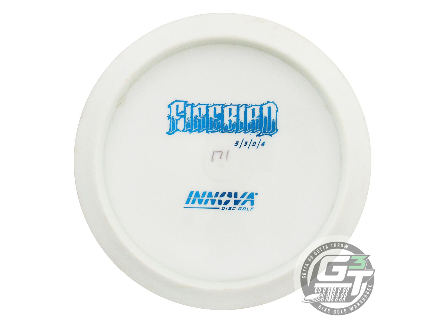 USED Innova Backstamp Star Firebird 171g White Blue Foil Distance Driver Disc