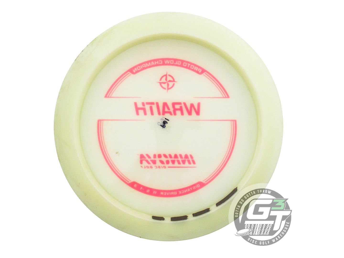 USED Innova PROTO Champion Glow Wraith 169g Pink Stamp Distance Driver Golf Disc