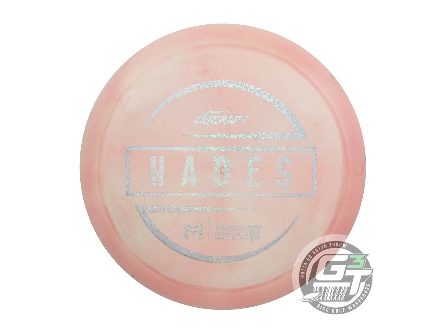 USED Discraft [McBETH] ESP Hades 175g Peach-Pink Silver Glitter Driver Golf Disc