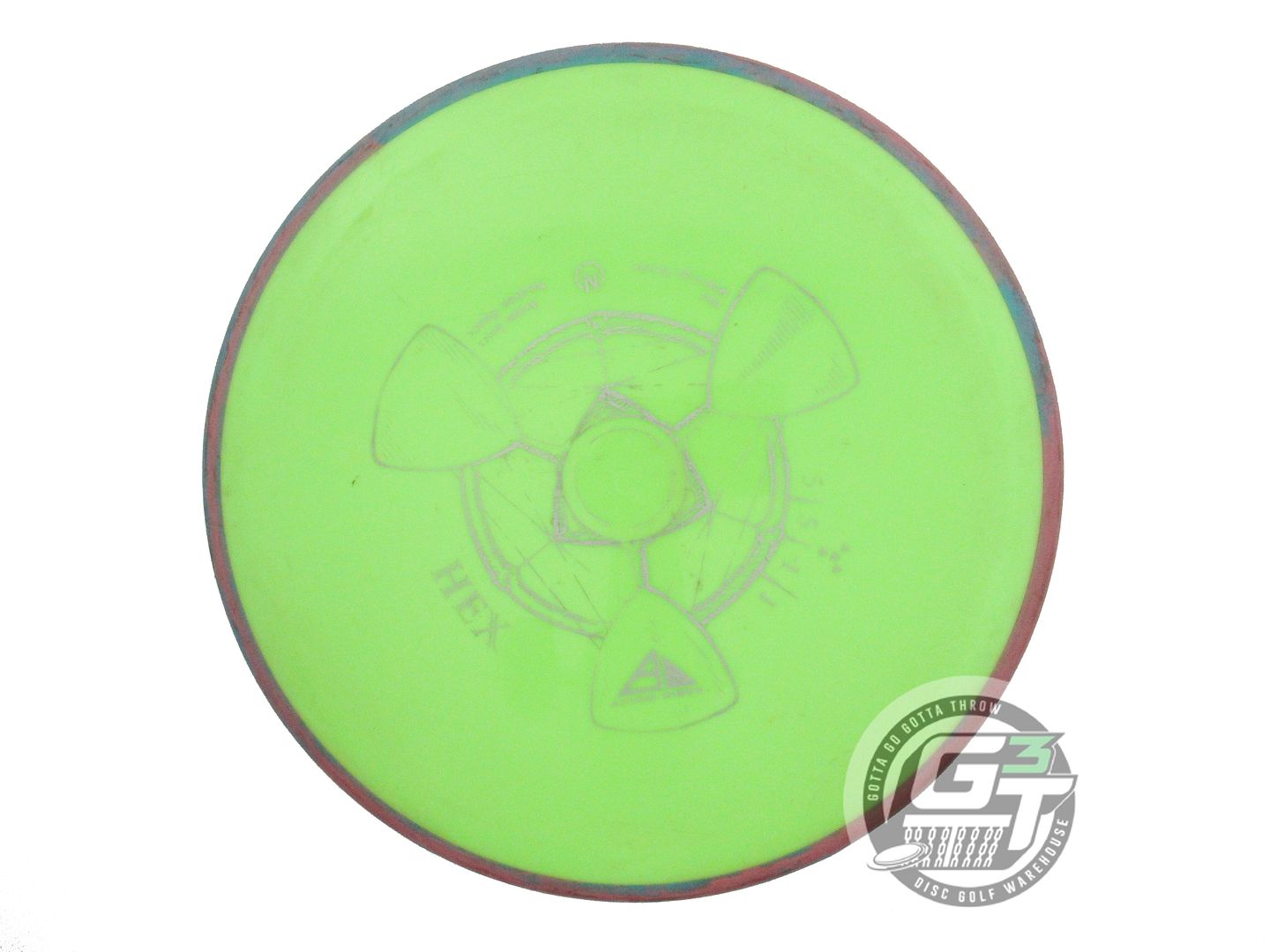 USED Axiom Discs [MAPLE HILL] Neutron Hex 177g Pink White Rim Midrange Golf Disc
