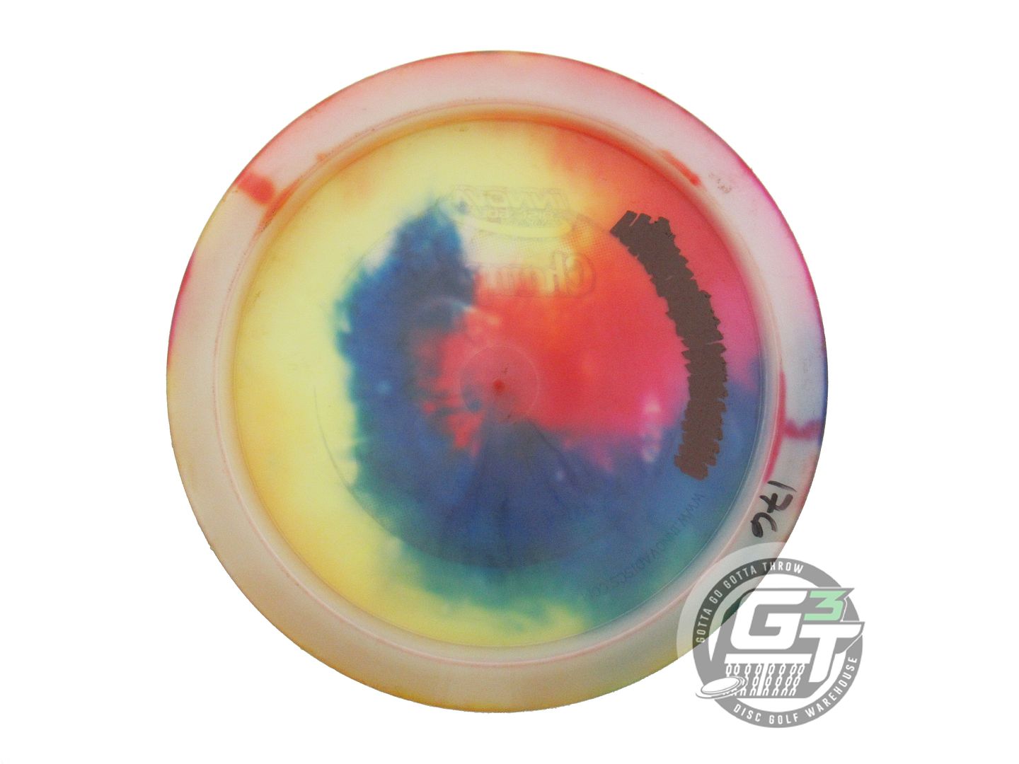 USED Innova I-DYE Champion Thunderbird 176g Rainbow Swirl Distance Driver Disc