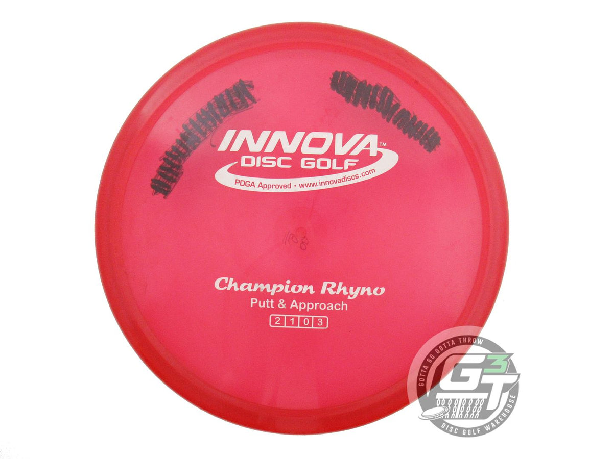 USED Innova Champion Rhyno 168g Red White Stamp Putter Golf Disc ...