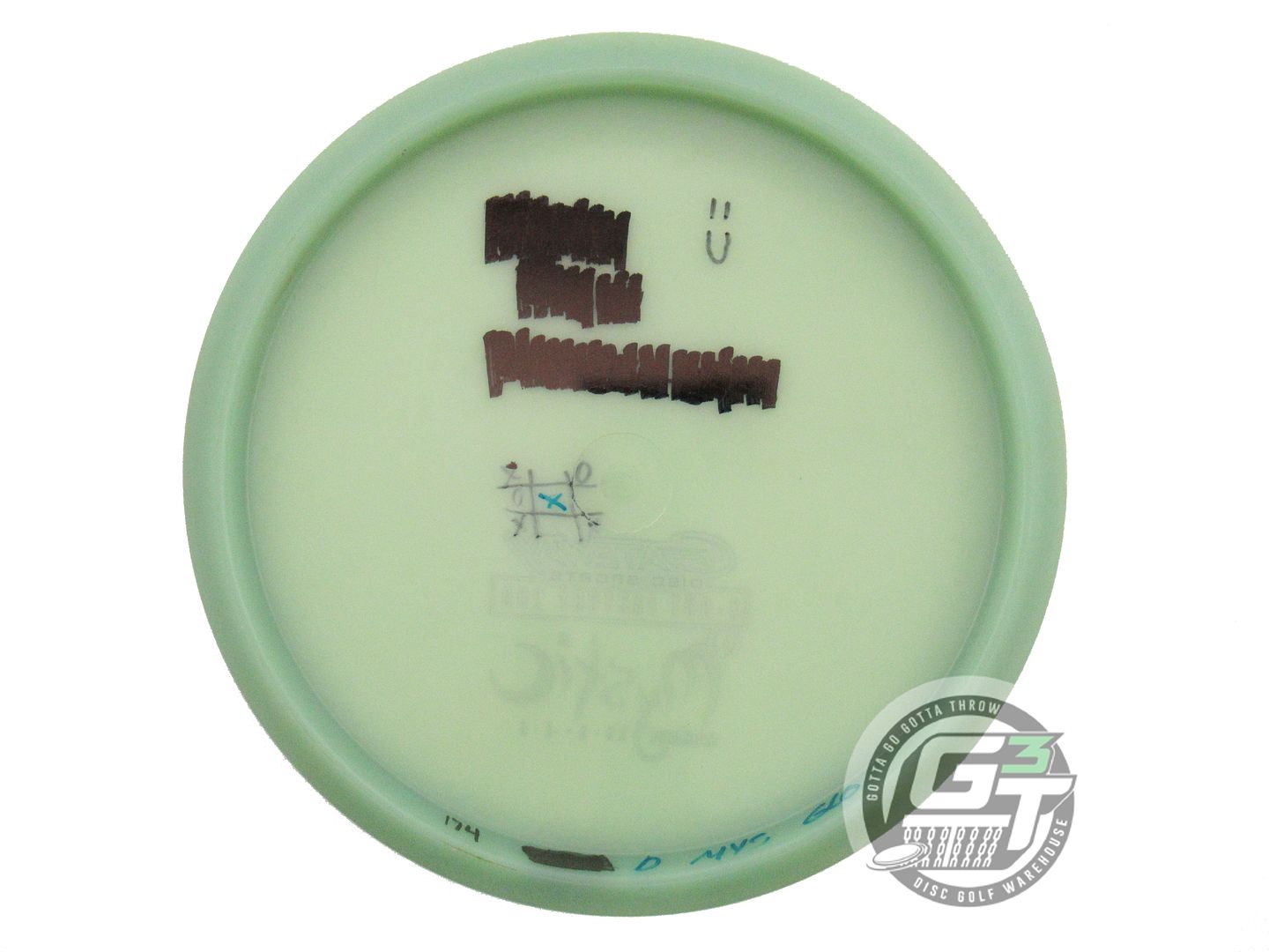 USED Gateway X-OUT Diamond Glow Mystic 174g Green Midrange Golf Disc