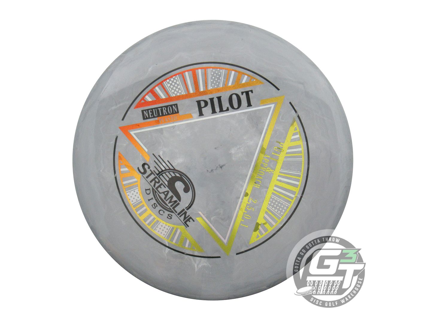 USED Streamline Discs Neutron Pilot 179g Gray Putter Golf Disc