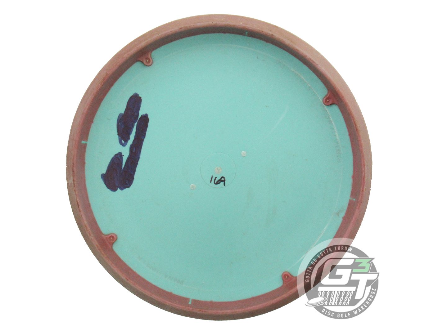 USED Innova [McBETH] XT Nova 169g Seafoam Red Foil Pink Rim Putter Golf Disc
