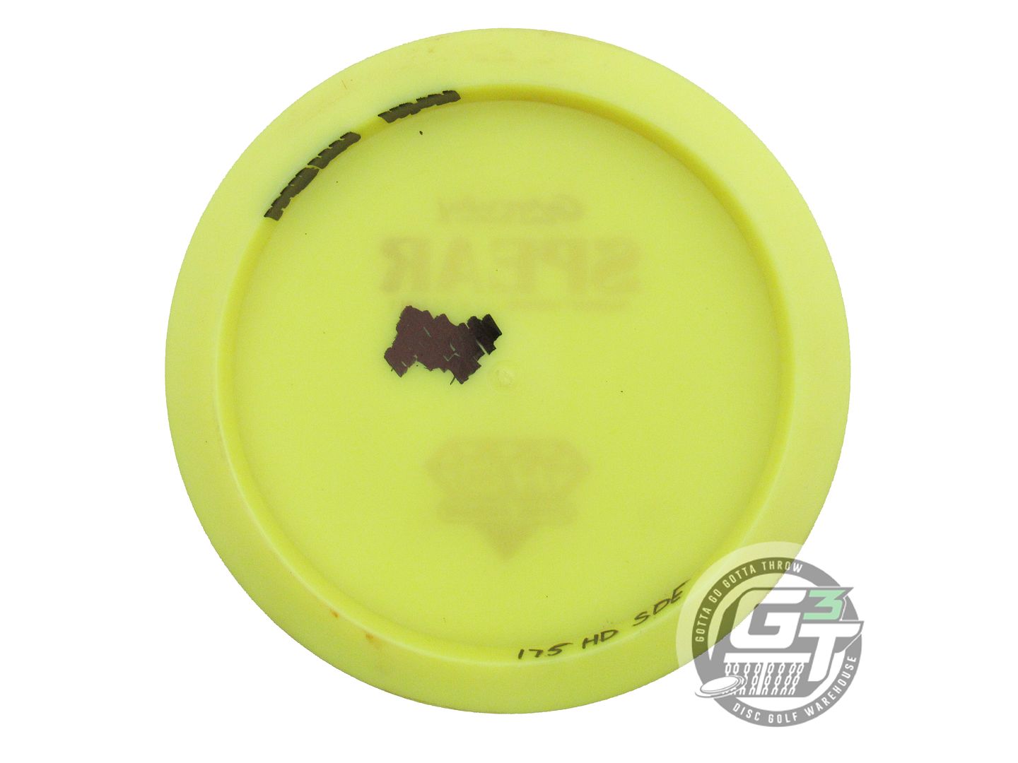 USED Gateway Hyper-Diamond Spear 175g Yellow Red Foil Fairway Driver Golf Disc