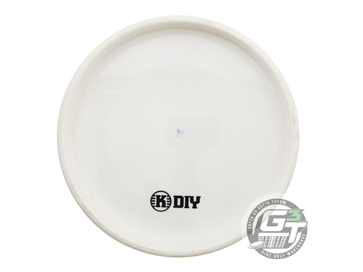 USED Kastaplast DIY Backstamp K1 Berg 176g White Black Stamp Putter Golf Disc