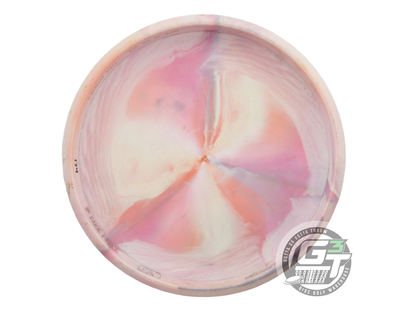 USED Discraft [PIERCE] Swirl ESP Fierce 173g HOME DYED Putter Golf Disc