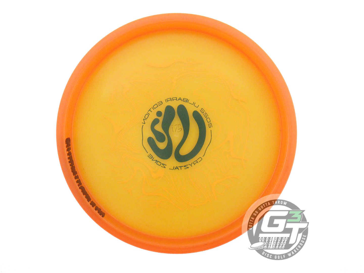 USED Discraft [ULIBARRI] CryZtal Zone 175g Orange Putter Golf Disc