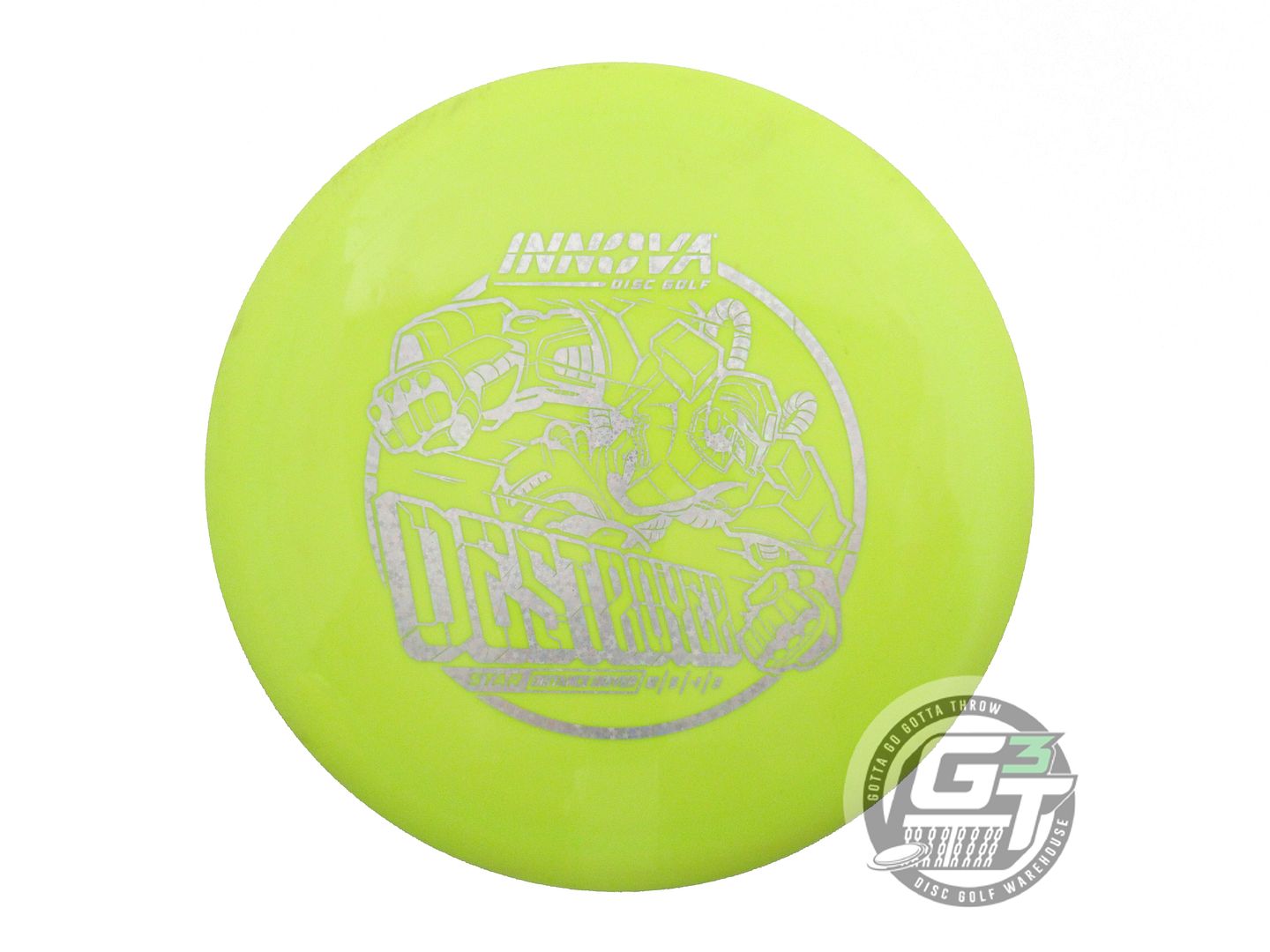 USED Innova Star Destroyer 167g Dayglow Holo Star Foil Distance Driver Golf Disc
