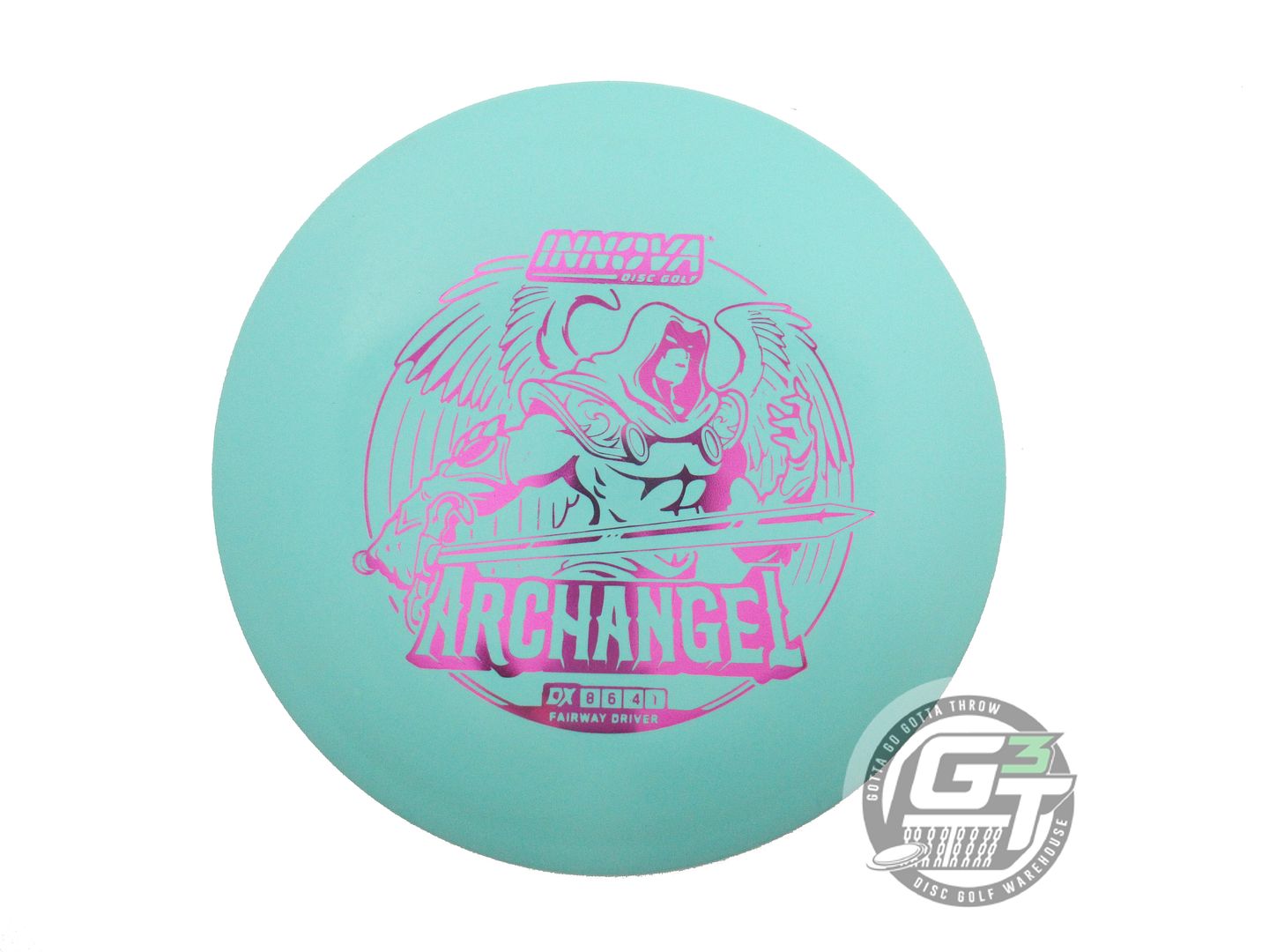 USED Innova DX Archangel 158g Seafoam Magenta Foil Distance Driver Golf Disc