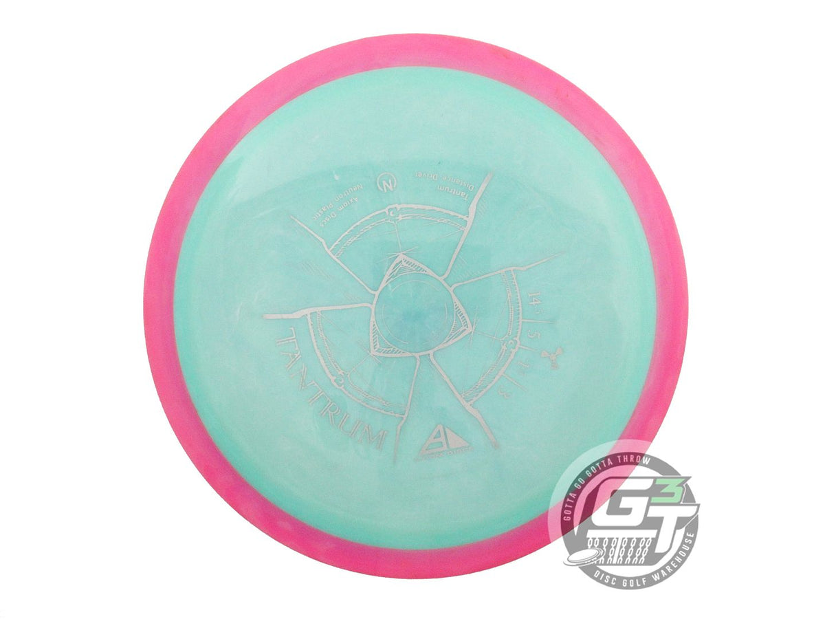USED Axiom Discs Neutron Tantrum 174g Seafoam Pink Rim Distance Driver Golf Disc