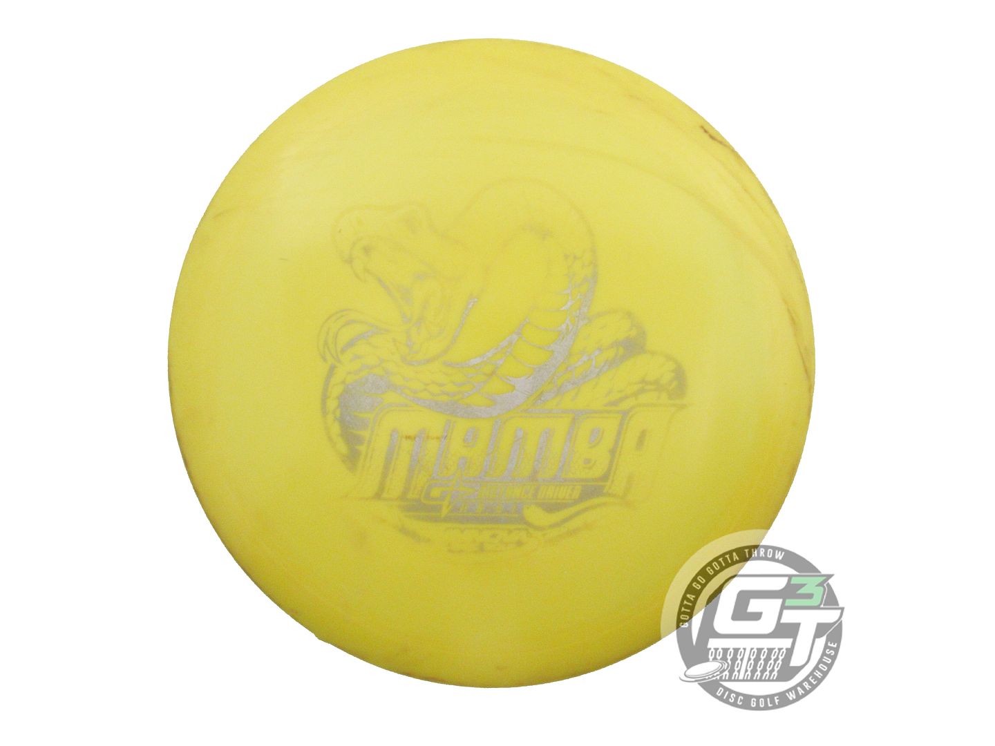 USED Innova GStar Mamba 166g Yellow Silver Foil Distance Driver Golf Disc