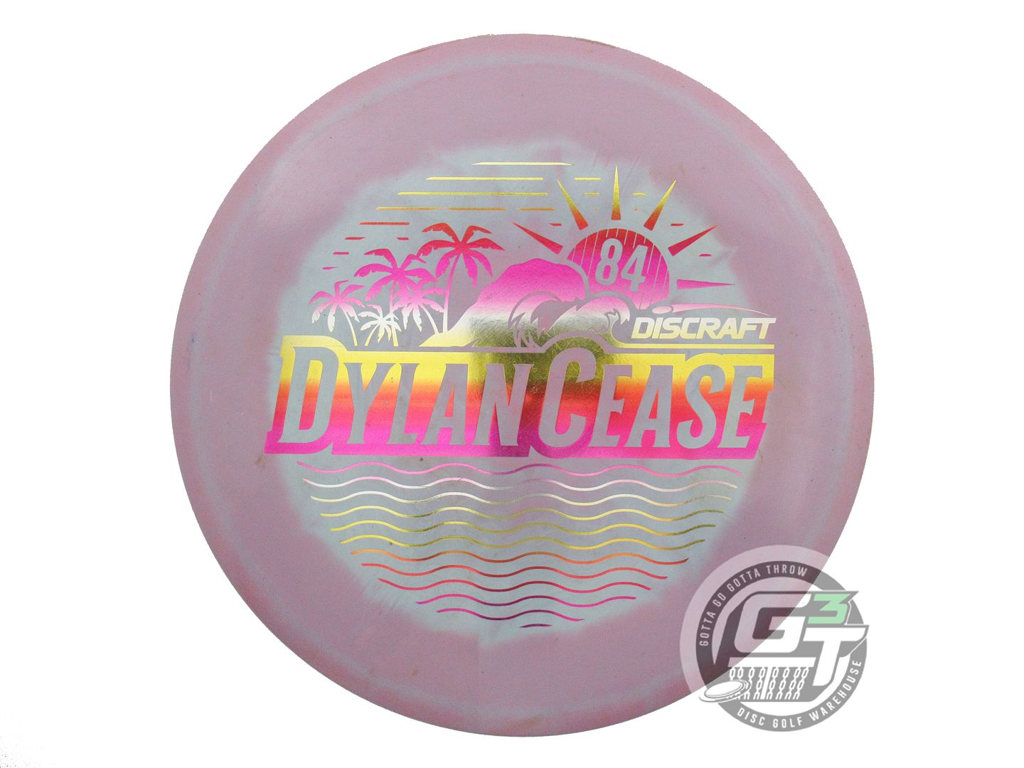 USED Discraft [CEASE] ESP Buzzz 182g Purple-Seafoam Sunset Foil Midrange Disc