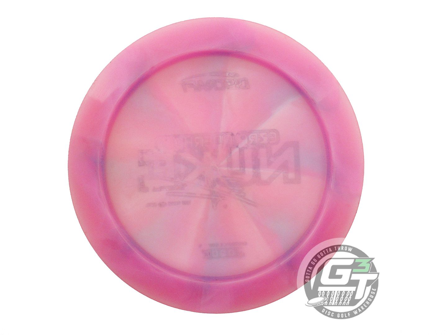 USED Discraft [ADERHOLD] Z Swirl Nuke 175g Pink-Purple Distance Driver Golf Disc